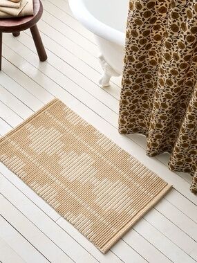 NWT! West Elm Riad 100% Cotton Bath Mat